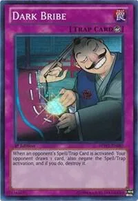 Dark Bribe BPW2-EN087 Yu-Gi-Oh card from Battle Pack 2: War of the Giants Round 2