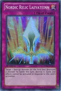 Nordic Relic Laevateinn BPW2-EN089 Yu-Gi-Oh card from Battle Pack 2: War of the Giants Round 2