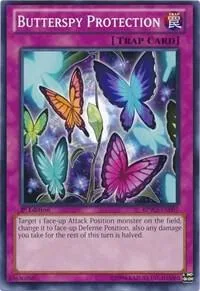 Butterspy Protection BPW2-EN097 Yu-Gi-Oh card from Battle Pack 2: War of the Giants Round 2