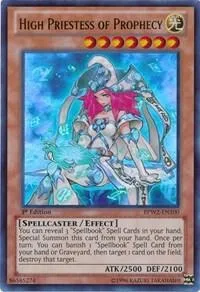 High Priestess of Prophecy BPW2-EN100 Yu-Gi-Oh card from Battle Pack 2: War of the Giants Round 2