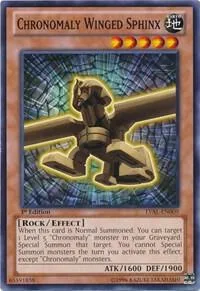 Chronomaly Winged Sphinx LVAL-EN009 Unlimited Yu-Gi-Oh card from Legacy of the Valiant