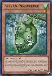 Sylvan Peaskeeper LVAL-EN015 Unlimited Yu-Gi-Oh card from Legacy of the Valiant