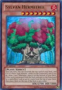 Sylvan Hermitree LVAL-EN020 1st Edition Yu-Gi-Oh card from Legacy of the Valiant