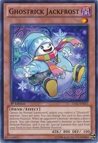 Ghostrick Jackfrost LVAL-EN021 1st Edition Yu-Gi-Oh card from Legacy of the Valiant