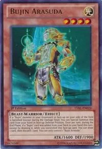 Bujin Arasuda LVAL-EN026 Unlimited Yu-Gi-Oh card from Legacy of the Valiant