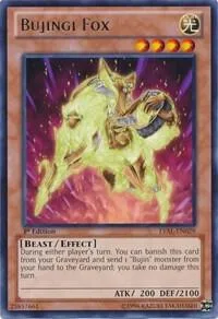 Bujingi Fox LVAL-EN029 Yu-Gi-Oh card from Legacy of the Valiant