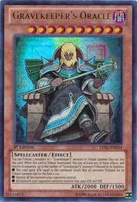 Gravekeeper's Oracle LVAL-EN034 1st Edition Yu-Gi-Oh card from Legacy of the Valiant