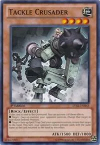 Tackle Crusader LVAL-EN043 Yu-Gi-Oh card from Legacy of the Valiant