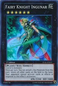 Fairy Knight Ingunar LVAL-EN055 1st Edition Yu-Gi-Oh card from Legacy of the Valiant