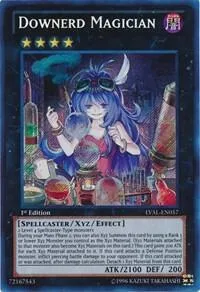 Downerd Magician LVAL-EN057 Unlimited Yu-Gi-Oh card from Legacy of the Valiant