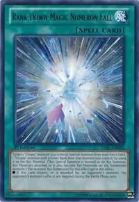 Rank-Down-Magic Numeron Fall LVAL-EN060 1st Edition Yu-Gi-Oh card from Legacy of the Valiant