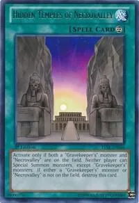 Hidden Temples of Necrovalley LVAL-EN066 1st Edition Yu-Gi-Oh card from Legacy of the Valiant