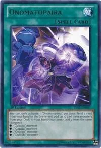 Onomatopaira LVAL-EN067 Yu-Gi-Oh card from Legacy of the Valiant