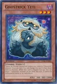 Ghostrick Yeti LVAL-EN082 1st Edition Yu-Gi-Oh card from Legacy of the Valiant