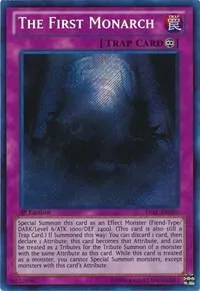 The First Monarch LVAL-EN089 1st Edition Yu-Gi-Oh card from Legacy of the Valiant