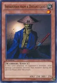 Swordsman from a Distant Land LVAL-EN091 1st Edition Yu-Gi-Oh card from Legacy of the Valiant