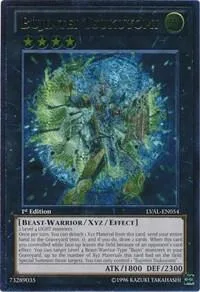Bujintei Tsukuyomi Ultimate Rare LVAL-EN054 1st Edition Yu-Gi-Oh card from Legacy of the Valiant