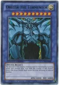 Obelisk the Tormentor LC01-EN001 Yu-Gi-Oh card from Legendary Collection 1