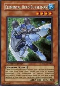 Elemental HERO Bubbleman EHC1-EN003 Yu-Gi-Oh card from Elemental Hero Collection 1