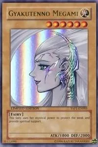 Gyakutenno Megami YAP1-EN005 Yu-Gi-Oh card from Anniversary Pack