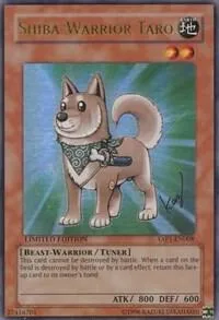 Shiba-Warrior Taro YAP1-EN008 Yu-Gi-Oh card from Anniversary Pack