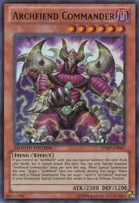 Archfiend Commander JUMP-EN067 Yu-Gi-Oh card from Shonen Jump Magazine Promos