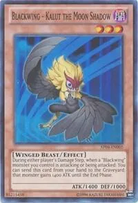 Blackwing - Kalut the Moon Shadow AP04-EN005 Yu-Gi-Oh card from Astral Pack 4