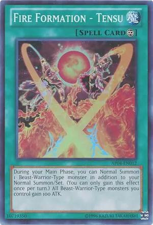 Fire Formation - Tensu AP04-EN012 Yu-Gi-Oh card from Astral Pack 4