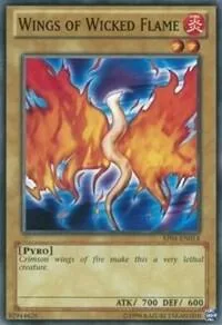 Wings of Wicked Flame AP04-EN014 Yu-Gi-Oh card from Astral Pack 4