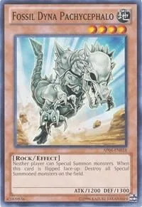 Fossil Dyna Pachycephalo AP04-EN018 Yu-Gi-Oh card from Astral Pack 4