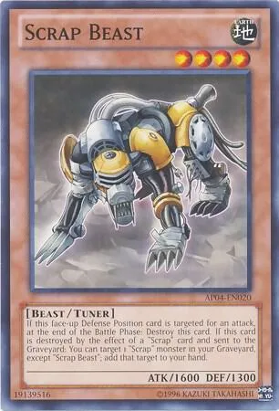 Scrap Beast AP04-EN020 Yu-Gi-Oh card from Astral Pack 4