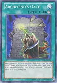 Archfiend's Oath AP04-EN024 Yu-Gi-Oh card from Astral Pack 4
