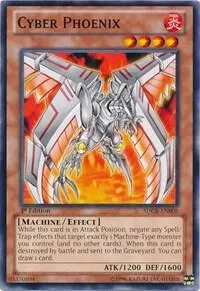 Cyber Phoenix SDCR-EN008 Yu-Gi-Oh card from Structure Deck: Cyber Dragon Revolution