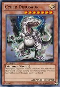 Cyber Dinosaur SDCR-EN009 Yu-Gi-Oh card from Structure Deck: Cyber Dragon Revolution