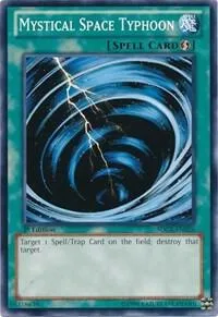 Mystical Space Typhoon SDCR-EN026 Yu-Gi-Oh card from Structure Deck: Cyber Dragon Revolution