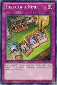 Three of a Kind SDCR-EN031 Yu-Gi-Oh card from Structure Deck: Cyber Dragon Revolution