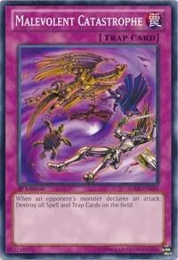 Malevolent Catastrophe SDCR-EN034 Yu-Gi-Oh card from Structure Deck: Cyber Dragon Revolution