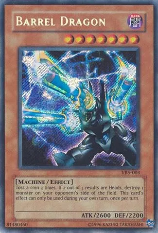 Barrel Dragon VB5-003 Yu-Gi-Oh card from The Valuable Book Volume 5