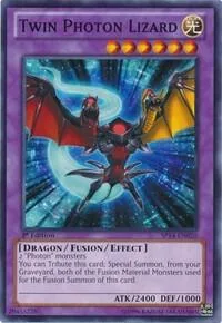 Twin Photon Lizard SP14-EN020 Yu-Gi-Oh card from Star Pack 2014