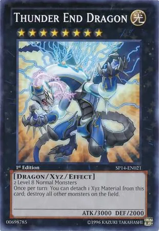 Thunder End Dragon Starfoil SP14-EN021 Yu-Gi-Oh card from Star Pack 2014