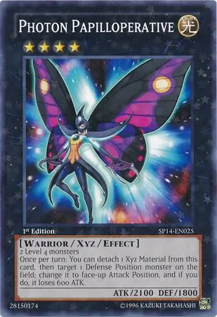 Photon Papilloperative Starfoil SP14-EN025 Yu-Gi-Oh card from Star Pack 2014