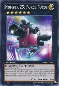 Number 25: Force Focus SP14-EN026 Yu-Gi-Oh card from Star Pack 2014