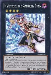 Maestroke the Symphony Djinn SP14-EN031 Yu-Gi-Oh card from Star Pack 2014