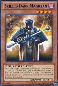 Skilled Dark Magician Blue DL15-EN001 Yu-Gi-Oh card from Duelist League Promo