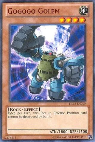 Gogogo Golem Red DL15-EN010 Yu-Gi-Oh card from Duelist League Promo