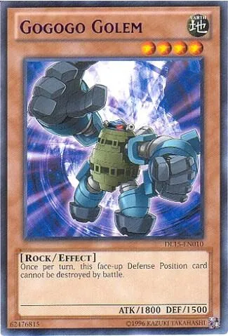 Gogogo Golem Purple DL15-EN010 Yu-Gi-Oh card from Duelist League Promo