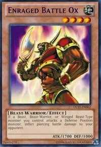 Enraged Battle Ox Green DL15-EN002 Yu-Gi-Oh card from Duelist League Promo
