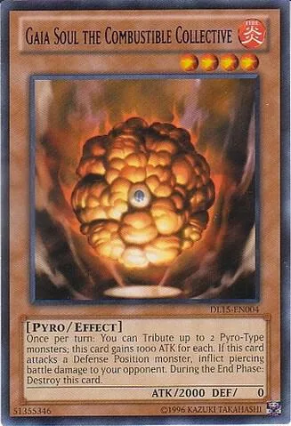Gaia Soul the Combustible Collective Purple DL15-EN004 Yu-Gi-Oh card from Duelist League Promo