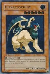 Hieracosphinx Ultimate Rare TLM-EN012 1st Edition Yu-Gi-Oh card from The Lost Millennium