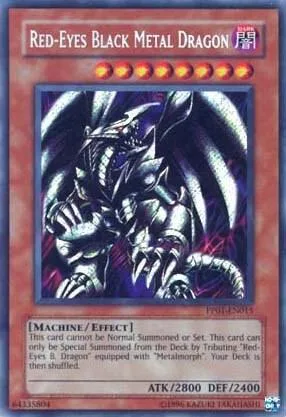 Red-Eyes Black Metal Dragon Secret PP01-EN015 Yu-Gi-Oh card from Premium Pack 1